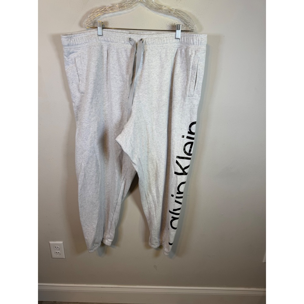 Calvin Klein Womens Sweatpants Performance Logo Gray 3X